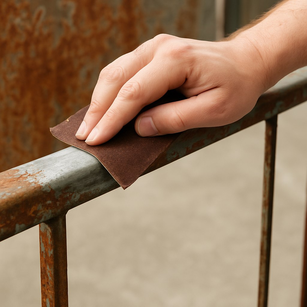 Jak pomalować balustradę lub metalowy płot