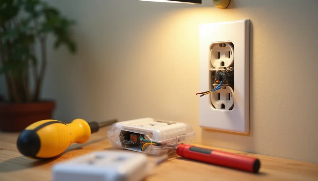 wymiana gniazdka elektrycznego