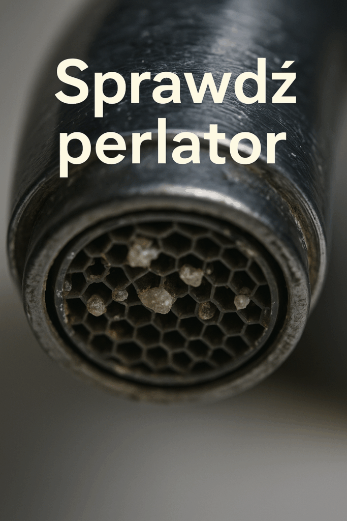 brak ciśnienia w kranie