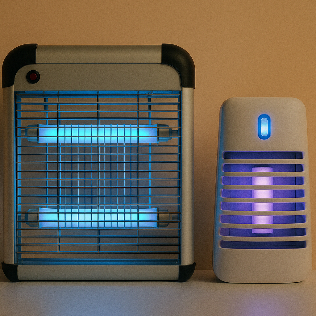 Lampy UV i pułapki elektryczne