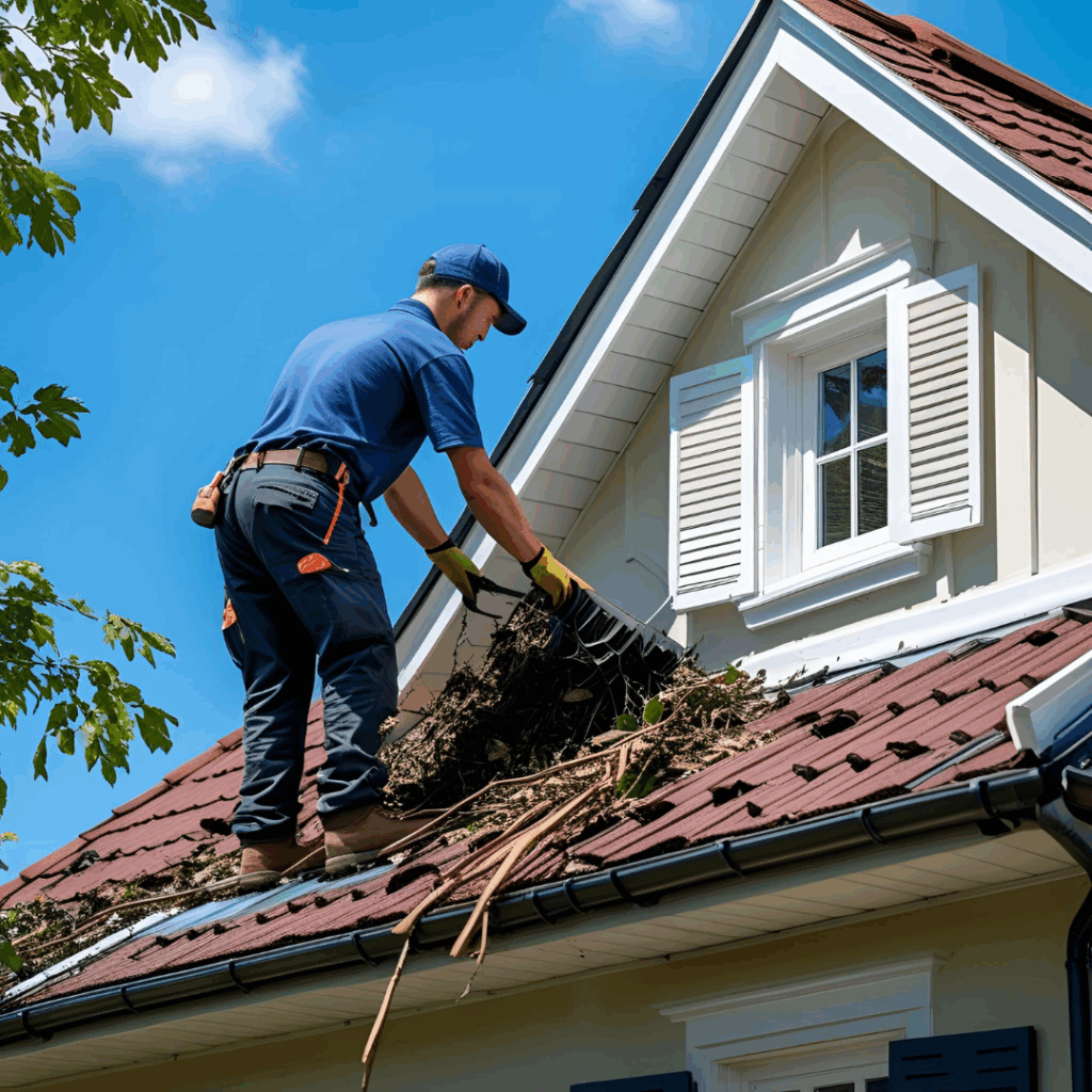 Sprawdź dach i rynny